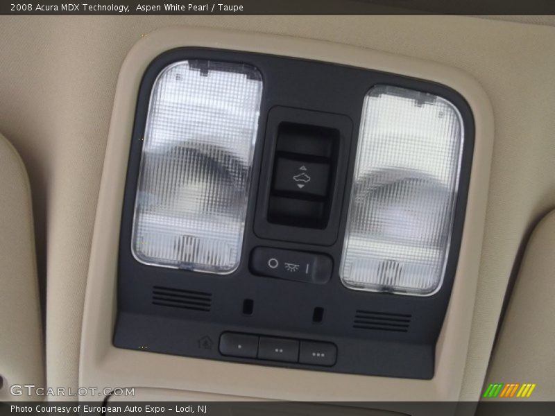 Aspen White Pearl / Taupe 2008 Acura MDX Technology