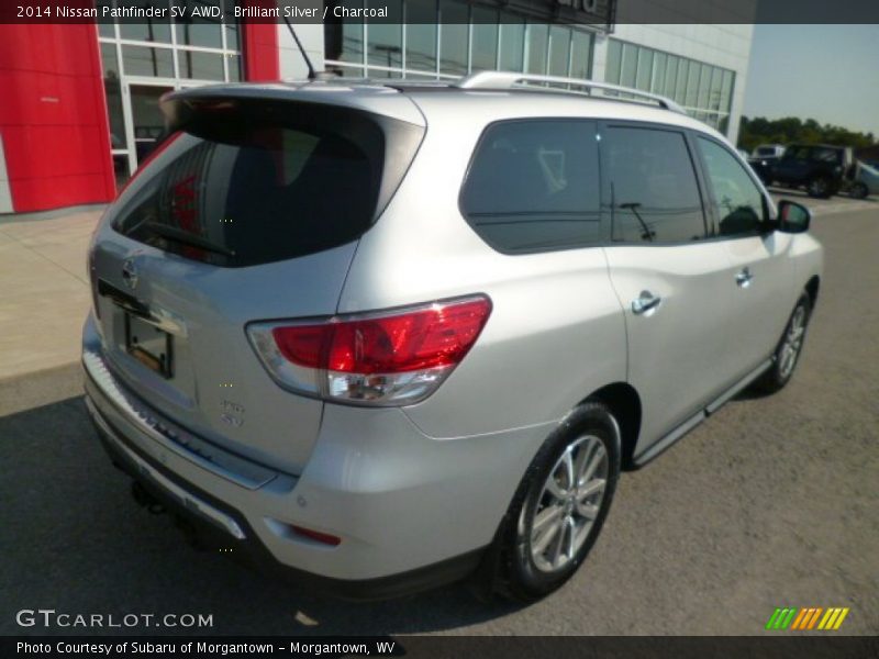 Brilliant Silver / Charcoal 2014 Nissan Pathfinder SV AWD