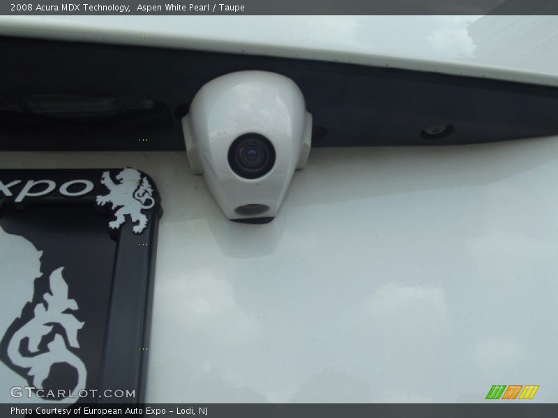 Aspen White Pearl / Taupe 2008 Acura MDX Technology