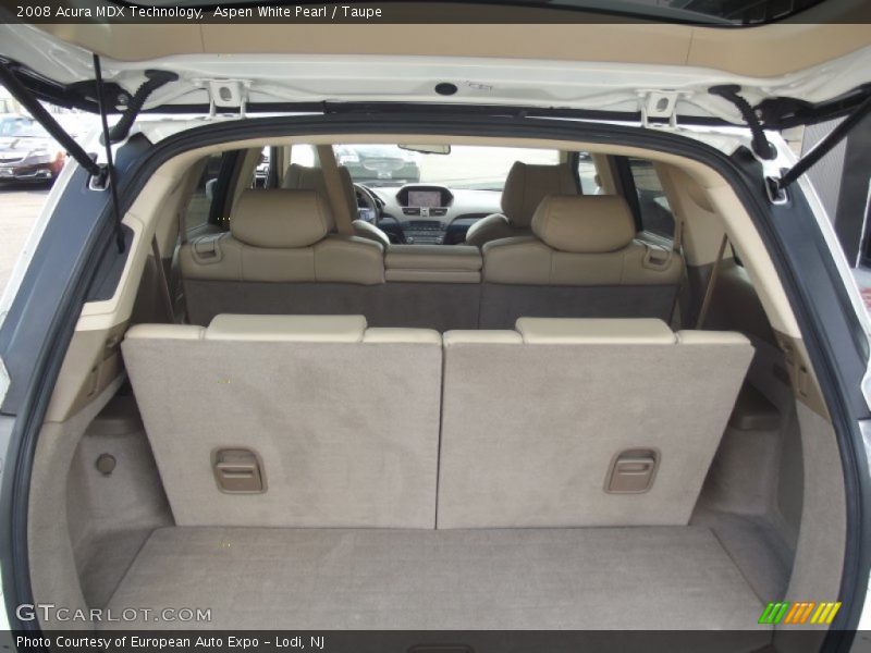 Aspen White Pearl / Taupe 2008 Acura MDX Technology