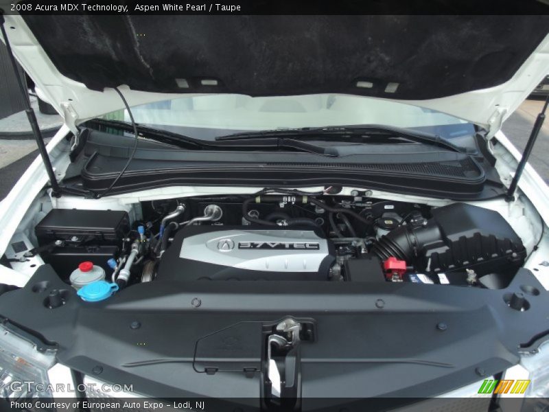 Aspen White Pearl / Taupe 2008 Acura MDX Technology