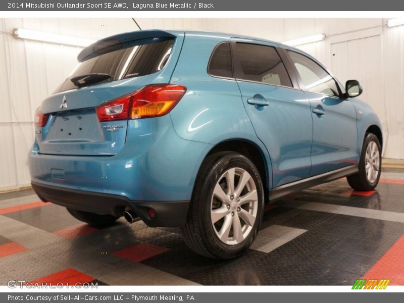 Laguna Blue Metallic / Black 2014 Mitsubishi Outlander Sport SE AWD