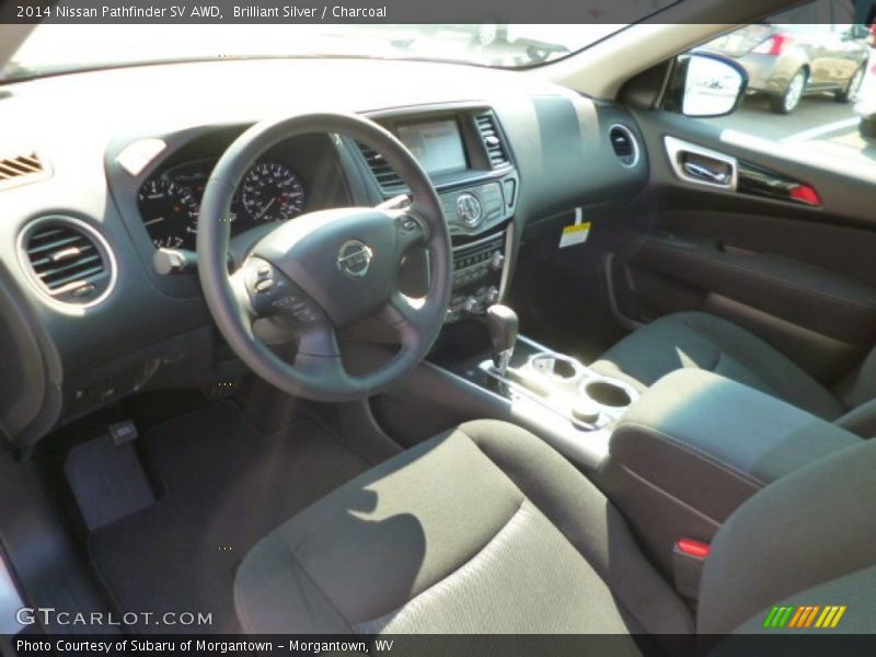 Brilliant Silver / Charcoal 2014 Nissan Pathfinder SV AWD