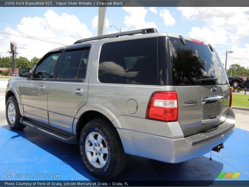 Vapor Silver Metallic / Charcoal Black 2009 Ford Expedition XLT
