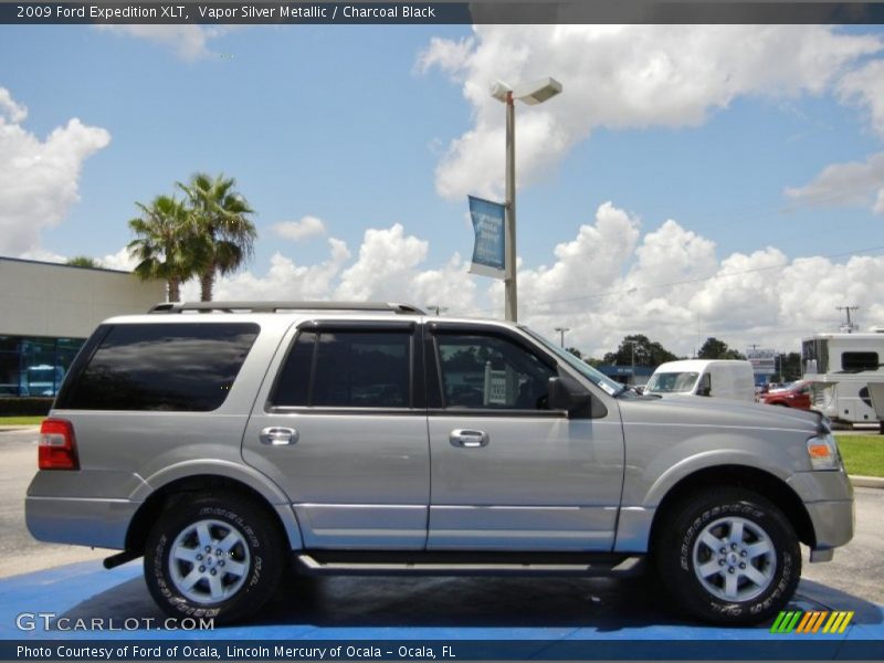 Vapor Silver Metallic / Charcoal Black 2009 Ford Expedition XLT
