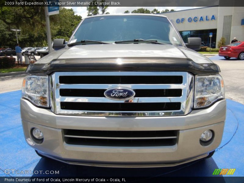 Vapor Silver Metallic / Charcoal Black 2009 Ford Expedition XLT