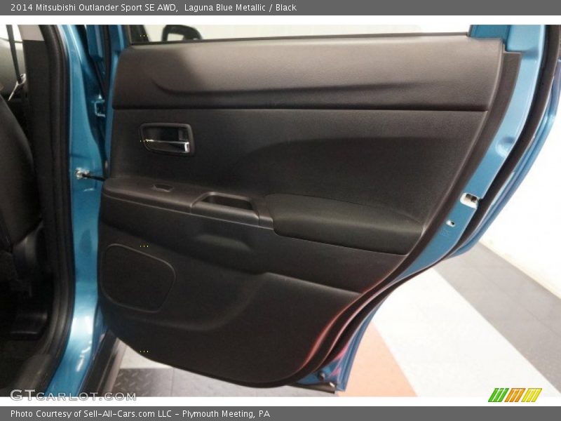 Laguna Blue Metallic / Black 2014 Mitsubishi Outlander Sport SE AWD