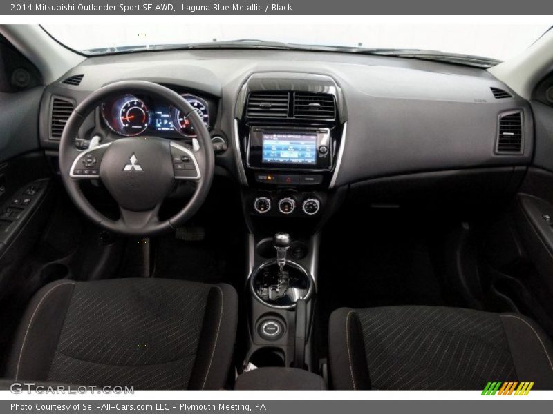 Laguna Blue Metallic / Black 2014 Mitsubishi Outlander Sport SE AWD