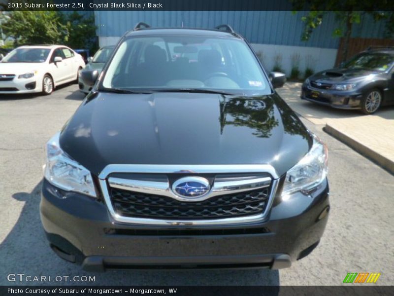 Crystal Black Silica / Black 2015 Subaru Forester 2.5i