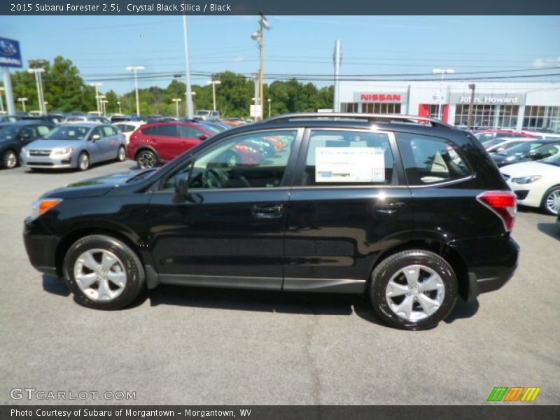 Crystal Black Silica / Black 2015 Subaru Forester 2.5i
