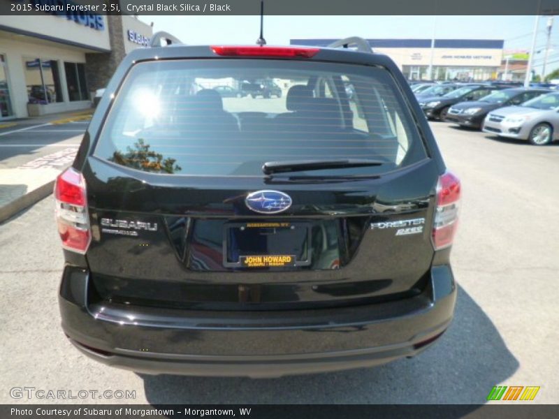 Crystal Black Silica / Black 2015 Subaru Forester 2.5i