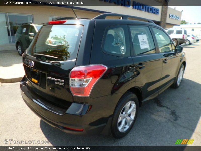 Crystal Black Silica / Black 2015 Subaru Forester 2.5i