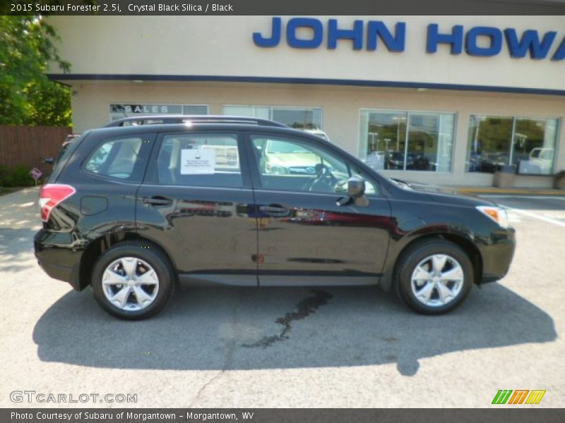 Crystal Black Silica / Black 2015 Subaru Forester 2.5i