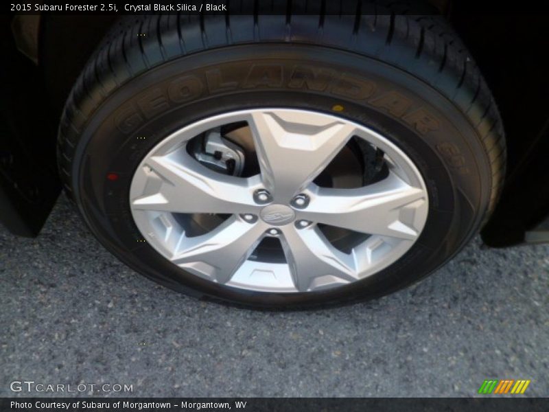 Crystal Black Silica / Black 2015 Subaru Forester 2.5i