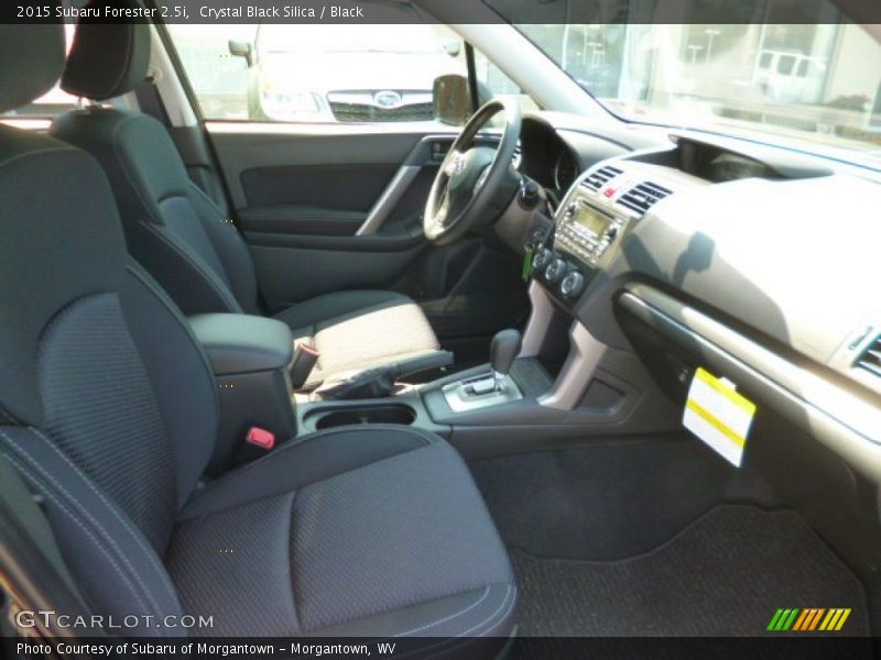 Crystal Black Silica / Black 2015 Subaru Forester 2.5i