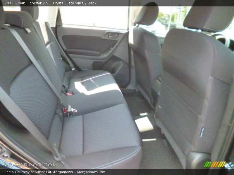 Crystal Black Silica / Black 2015 Subaru Forester 2.5i