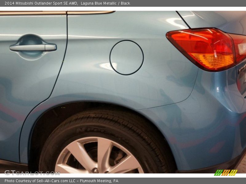 Laguna Blue Metallic / Black 2014 Mitsubishi Outlander Sport SE AWD