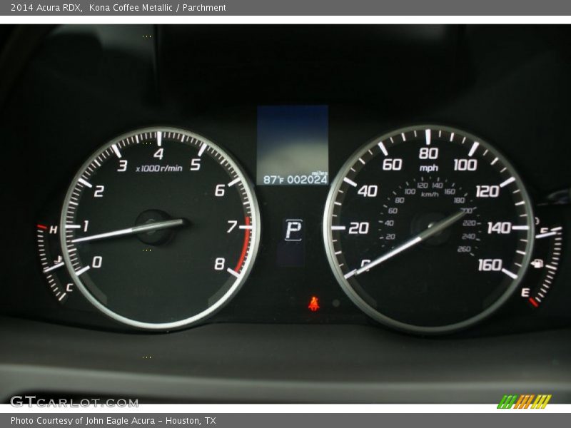 Kona Coffee Metallic / Parchment 2014 Acura RDX