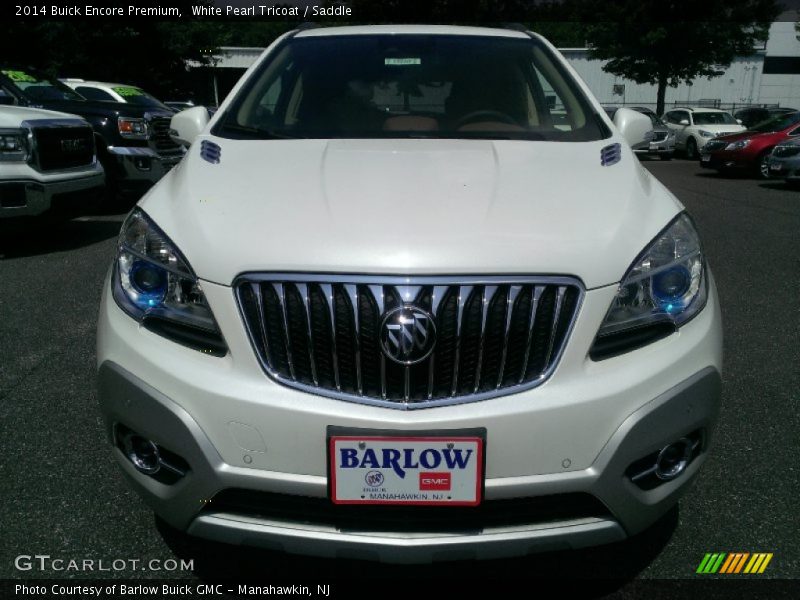 White Pearl Tricoat / Saddle 2014 Buick Encore Premium