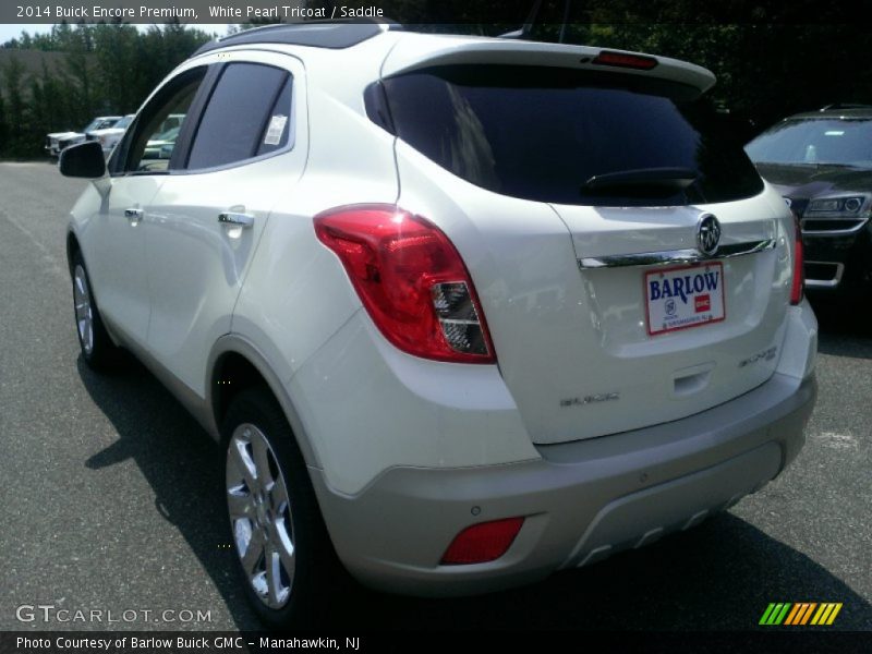 White Pearl Tricoat / Saddle 2014 Buick Encore Premium