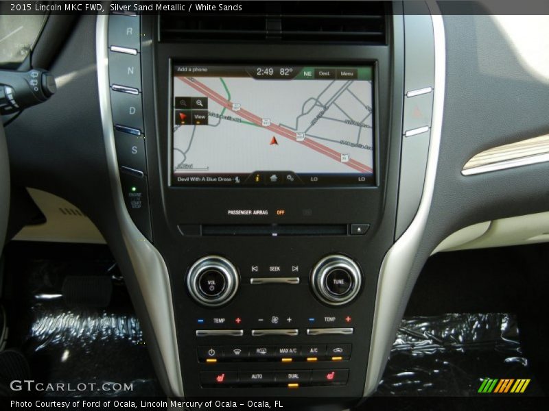 Navigation of 2015 MKC FWD