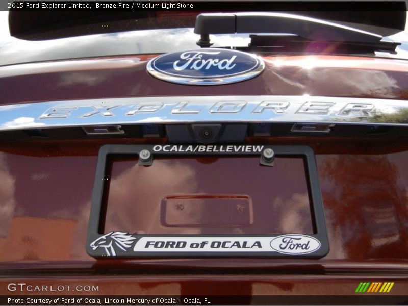 Bronze Fire / Medium Light Stone 2015 Ford Explorer Limited