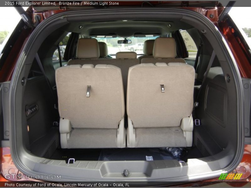 Bronze Fire / Medium Light Stone 2015 Ford Explorer Limited