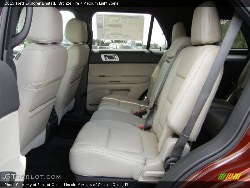 Bronze Fire / Medium Light Stone 2015 Ford Explorer Limited