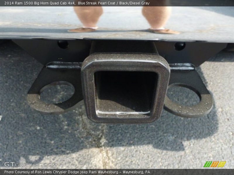 Blue Streak Pearl Coat / Black/Diesel Gray 2014 Ram 1500 Big Horn Quad Cab 4x4