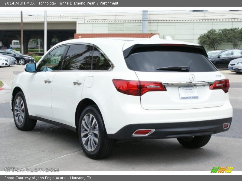 White Diamond Pearl / Parchment 2014 Acura MDX Technology