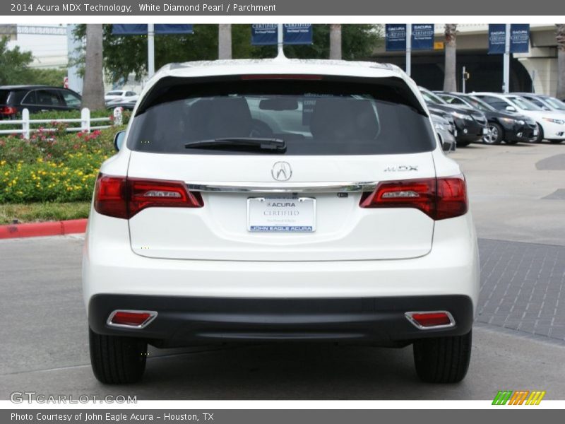 White Diamond Pearl / Parchment 2014 Acura MDX Technology