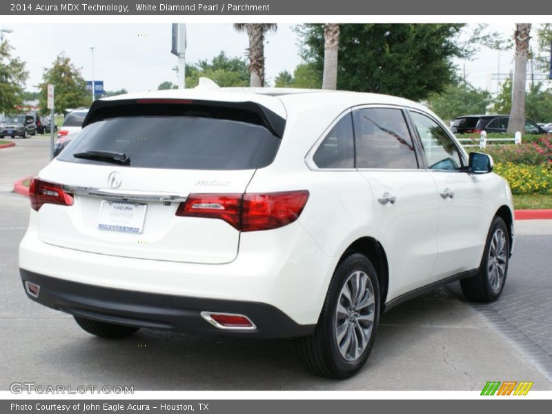 White Diamond Pearl / Parchment 2014 Acura MDX Technology