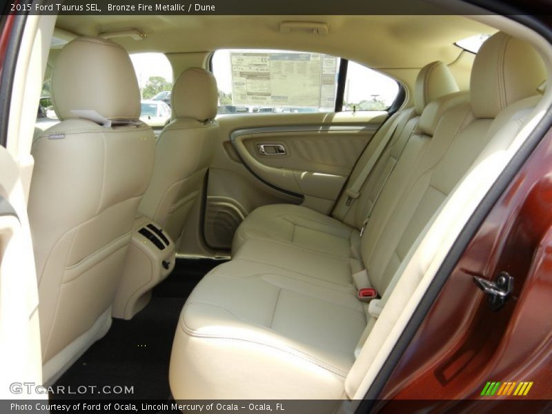 Rear Seat of 2015 Taurus SEL
