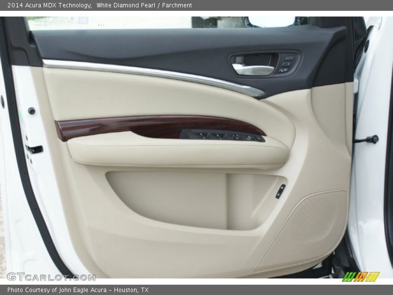 White Diamond Pearl / Parchment 2014 Acura MDX Technology