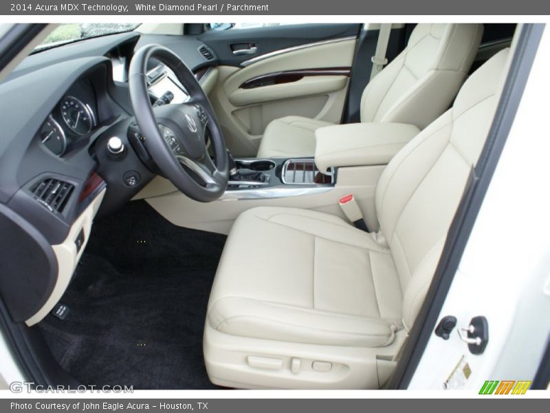 White Diamond Pearl / Parchment 2014 Acura MDX Technology