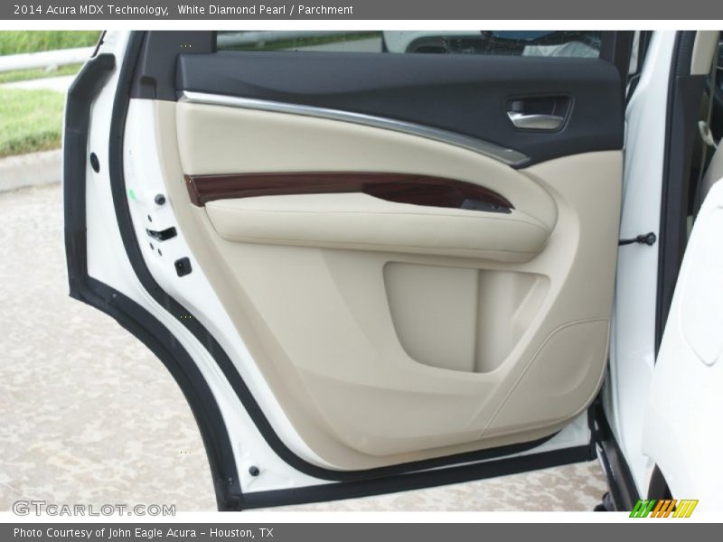 White Diamond Pearl / Parchment 2014 Acura MDX Technology