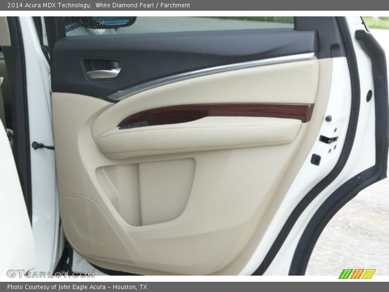White Diamond Pearl / Parchment 2014 Acura MDX Technology