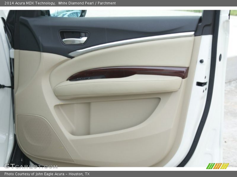 White Diamond Pearl / Parchment 2014 Acura MDX Technology