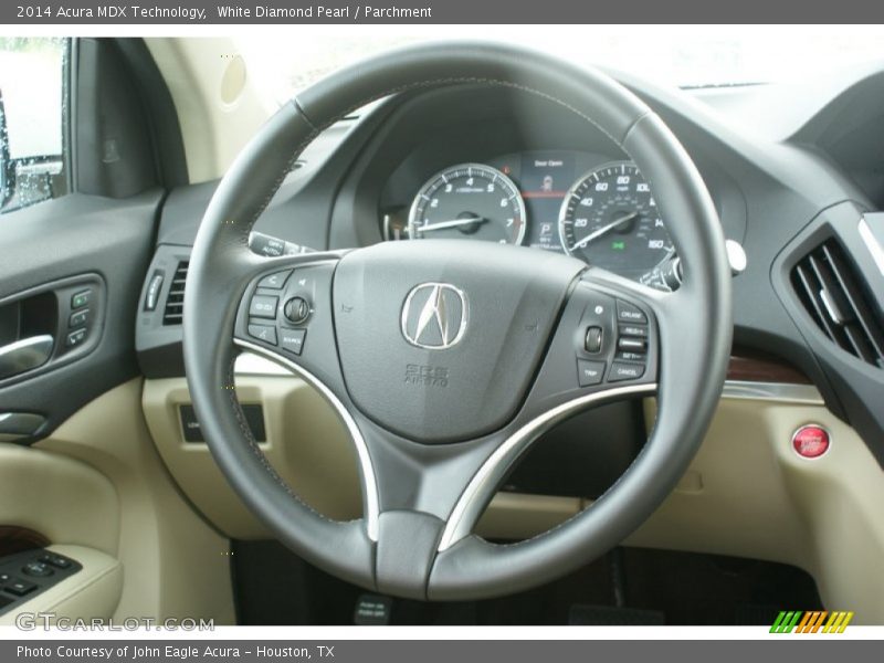 White Diamond Pearl / Parchment 2014 Acura MDX Technology