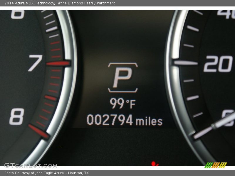 White Diamond Pearl / Parchment 2014 Acura MDX Technology