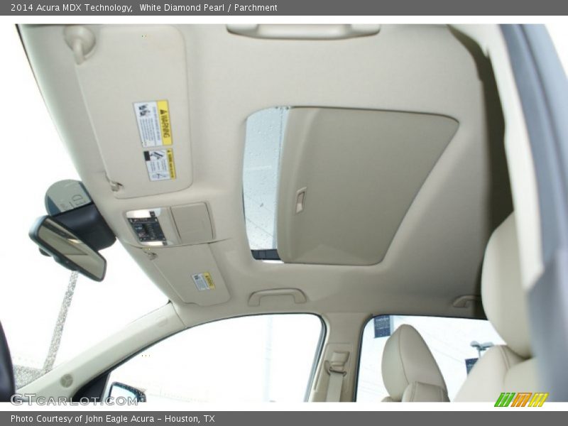 White Diamond Pearl / Parchment 2014 Acura MDX Technology