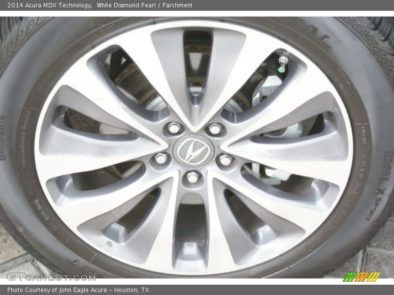 White Diamond Pearl / Parchment 2014 Acura MDX Technology