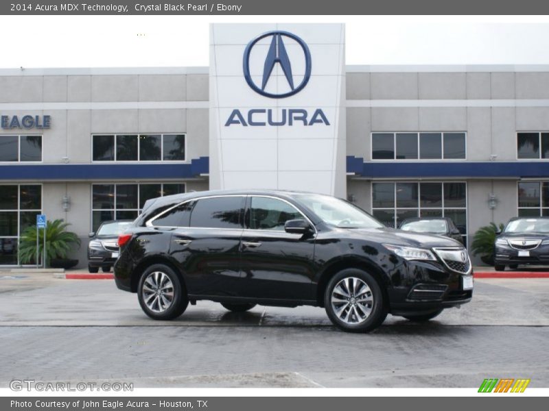 Crystal Black Pearl / Ebony 2014 Acura MDX Technology