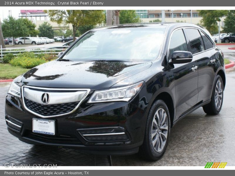 Crystal Black Pearl / Ebony 2014 Acura MDX Technology