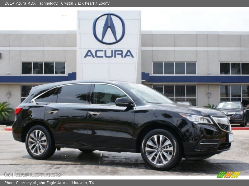 Crystal Black Pearl / Ebony 2014 Acura MDX Technology