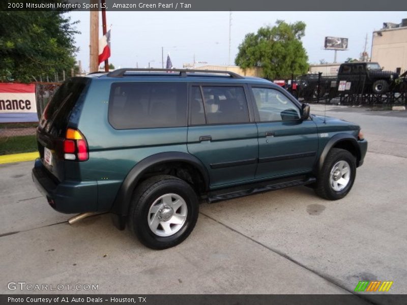 Amazon Green Pearl / Tan 2003 Mitsubishi Montero Sport LS