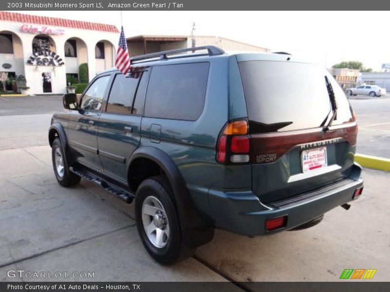 Amazon Green Pearl / Tan 2003 Mitsubishi Montero Sport LS