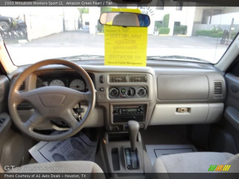 Amazon Green Pearl / Tan 2003 Mitsubishi Montero Sport LS