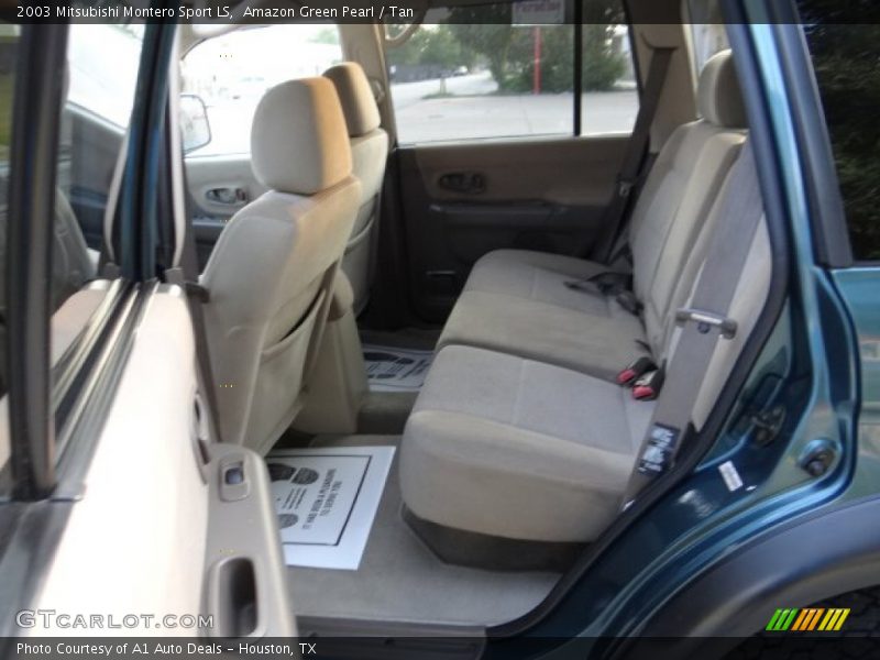 Amazon Green Pearl / Tan 2003 Mitsubishi Montero Sport LS