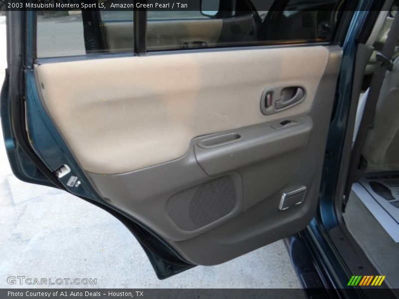 Amazon Green Pearl / Tan 2003 Mitsubishi Montero Sport LS